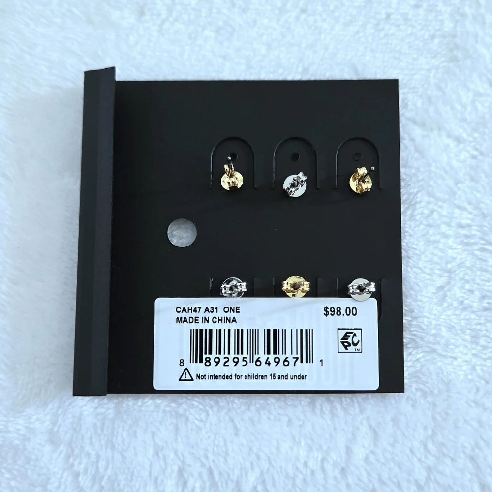 Coach Multi Mismatched Earring Set - Picture 14 of 15